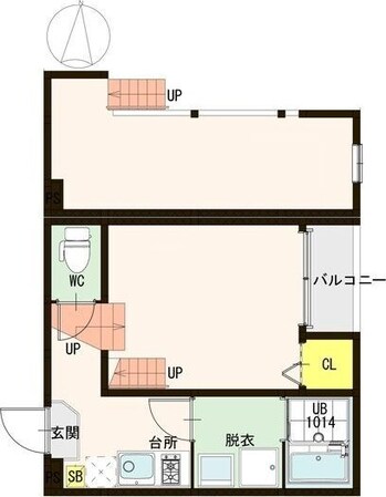 プランドール旭ヶ丘の物件間取画像